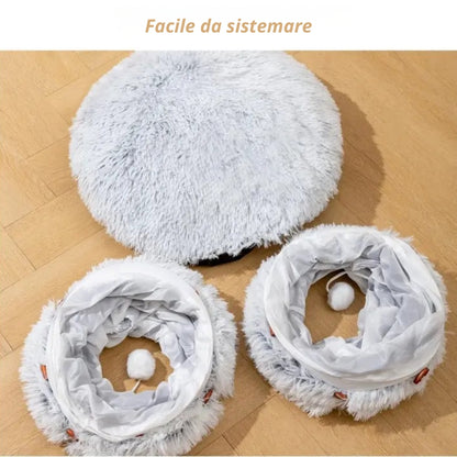 SnuggleCat™ – Tunnel soffice e regolabile per gatti