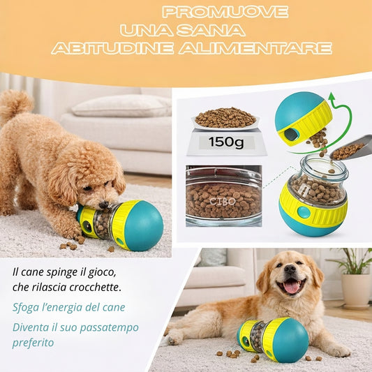 SnackRoll™ – Gioco Interattivo Dispenser di Crocchette per cani